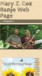 Mobile Screenshot of maryzcox.com